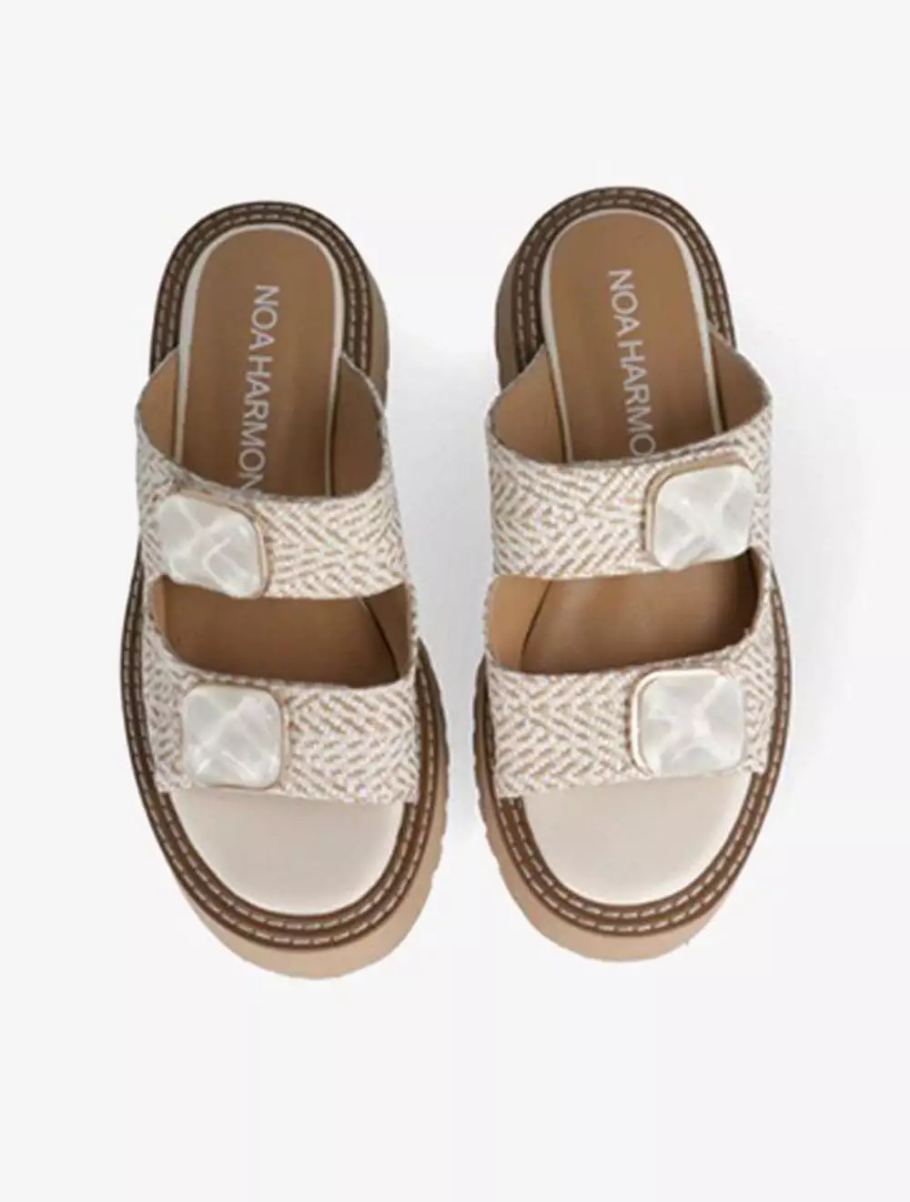 Noa Harmon HEAVEN Sandal Platforms - White