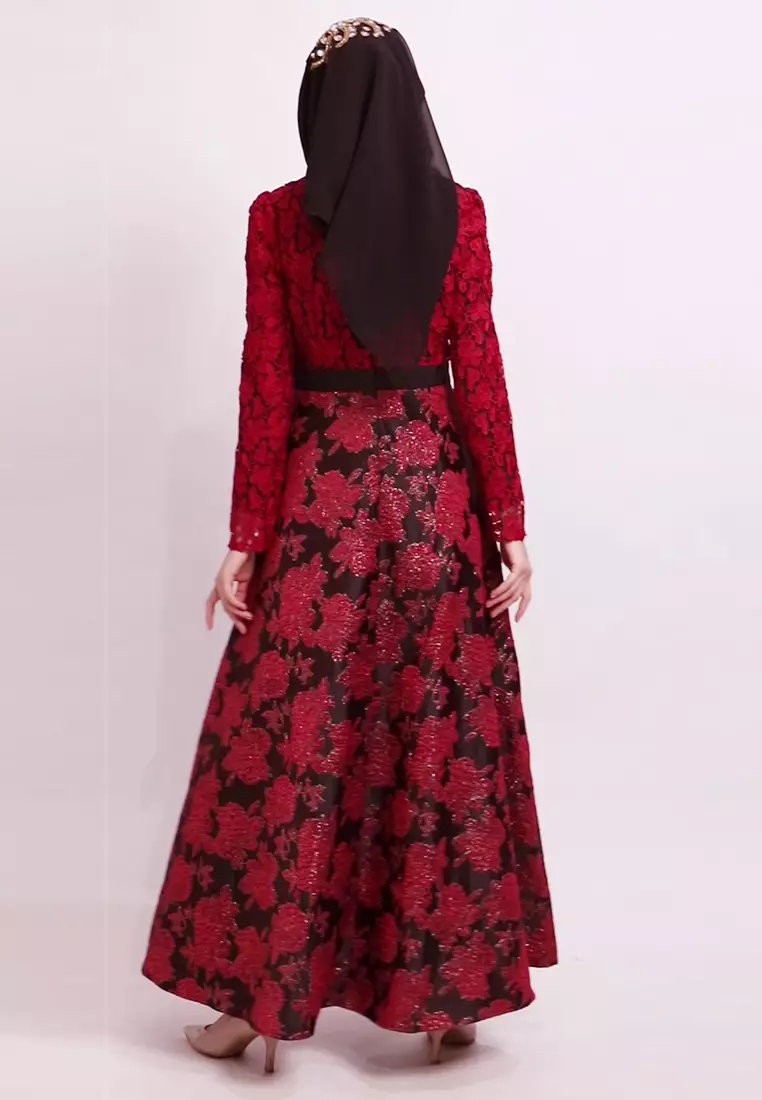 Bibiq Gamis Jacquard Brokat