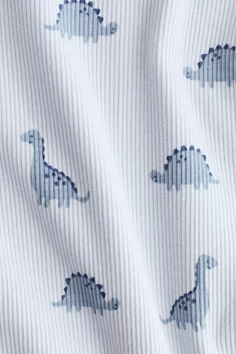 2-piece ribbed cotton set