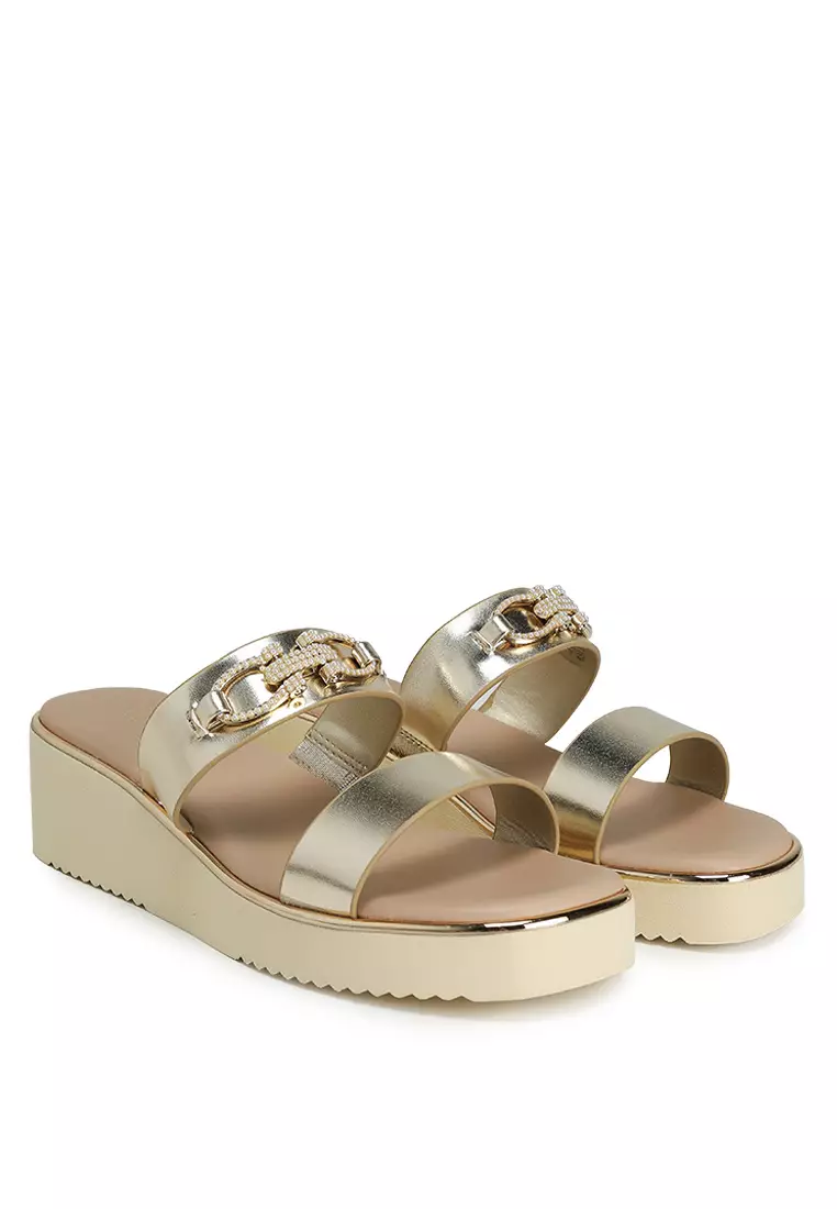 Marren Strap Wedge Sandals