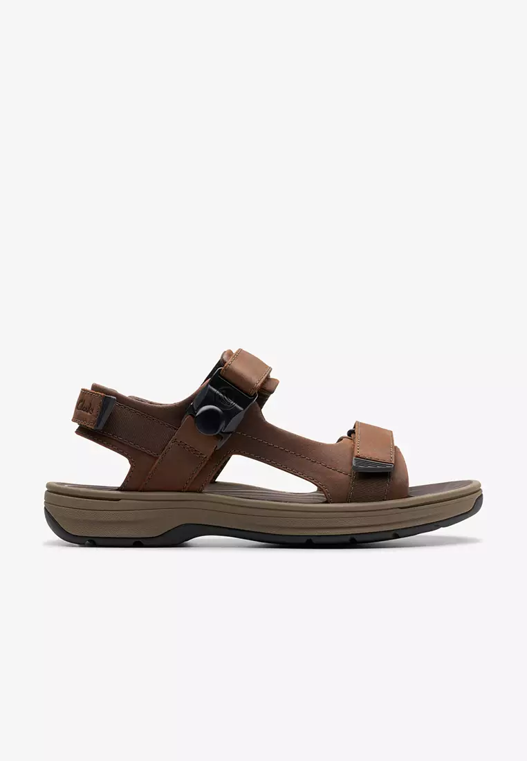 Discount on Clarks  shoes - SKU: Saltway Trail Sandal Dark Brown