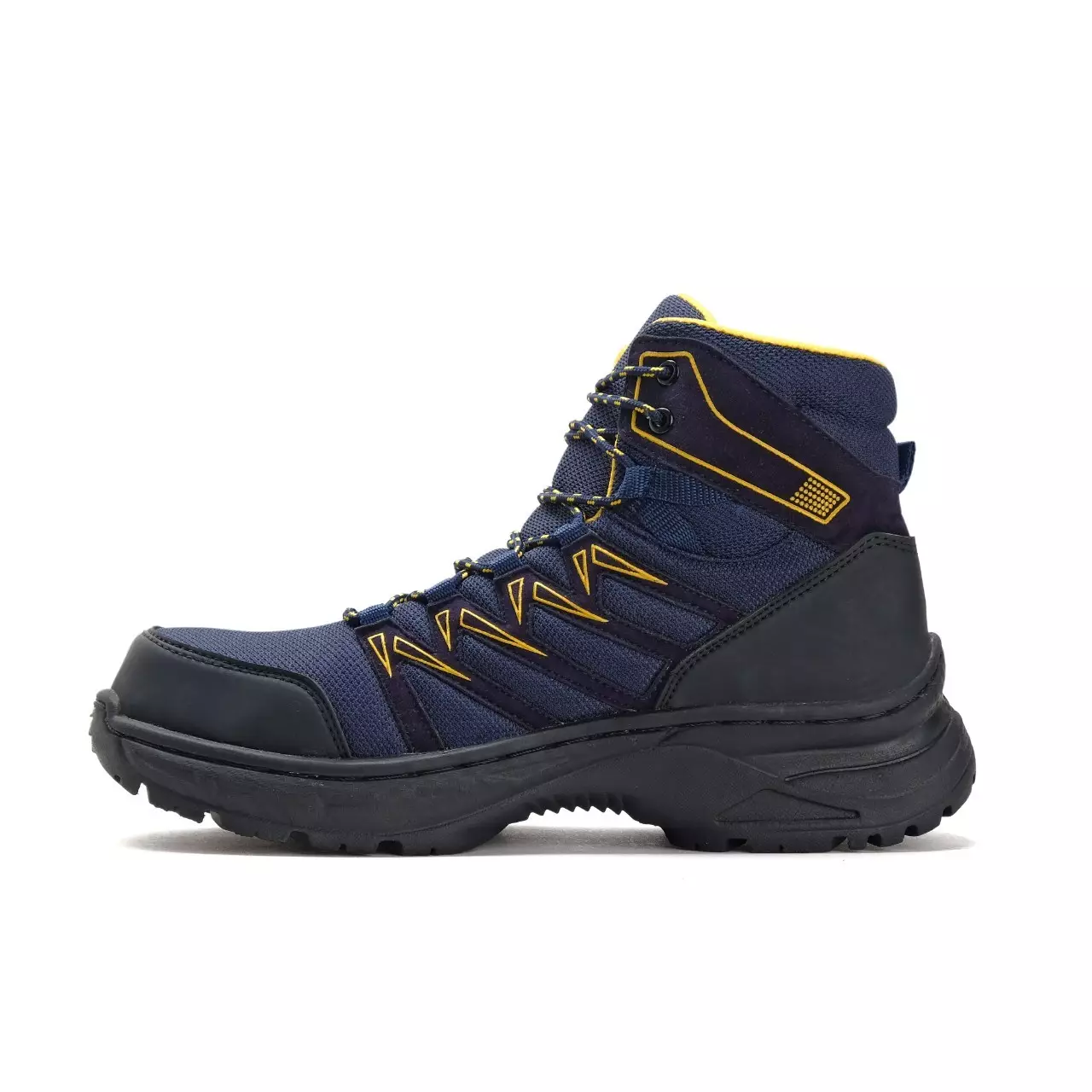 Country Boots Tocki - Sepatu Hiking Adventure Boots Pria Safety - Navy Yellow