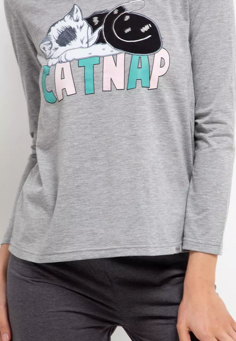 Pyjama Pijama Long Sleeve Long Pants Sleepwear