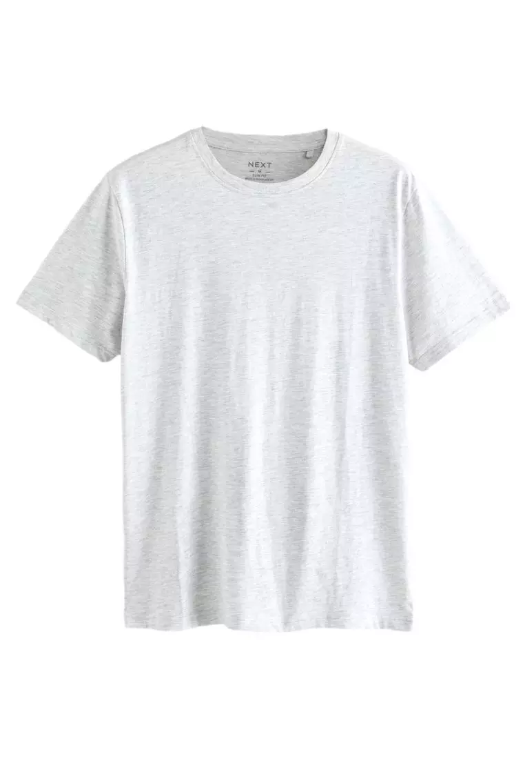 Essential Crew Neck Cotton T-Shirt Slim Fit