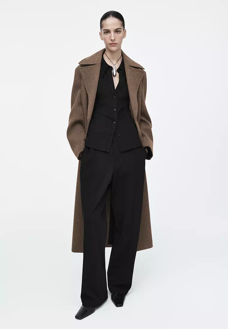 Straight-Leg Pintucked Joggers