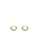 SKEDA gold Mini Donut Hoop Earrings Matte 867CCAC9550D9DGS_1
