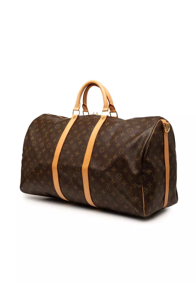 Pre-Loved Louis Vuitton Monogram Keepall Bandouliere 50