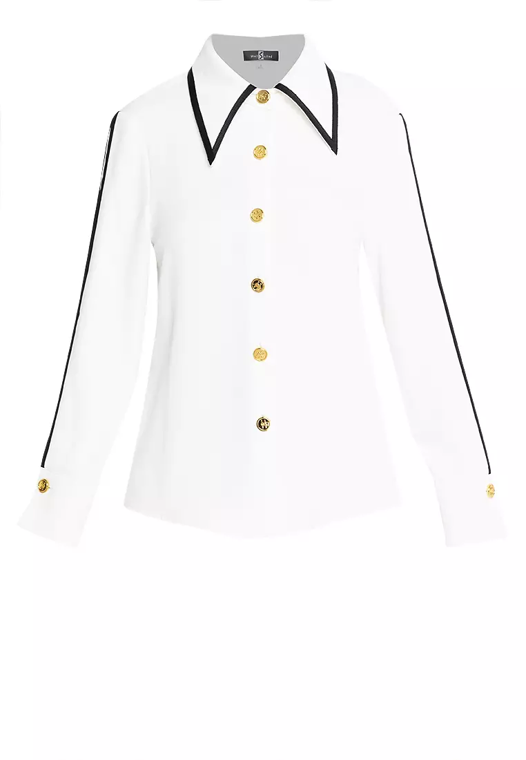 Elegant Long Sleeves Shirt Blouse