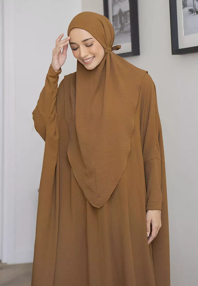 Hafsha Abaya Set Tumeric