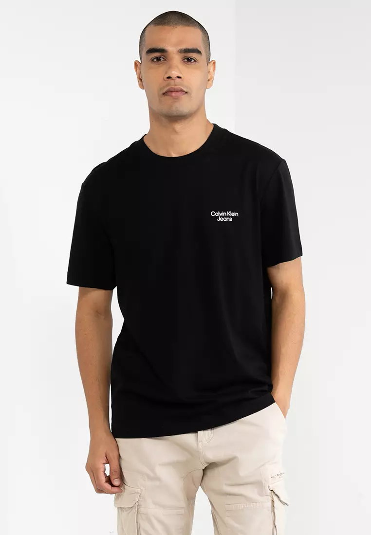 Calvin klein institutional logo cheap tee