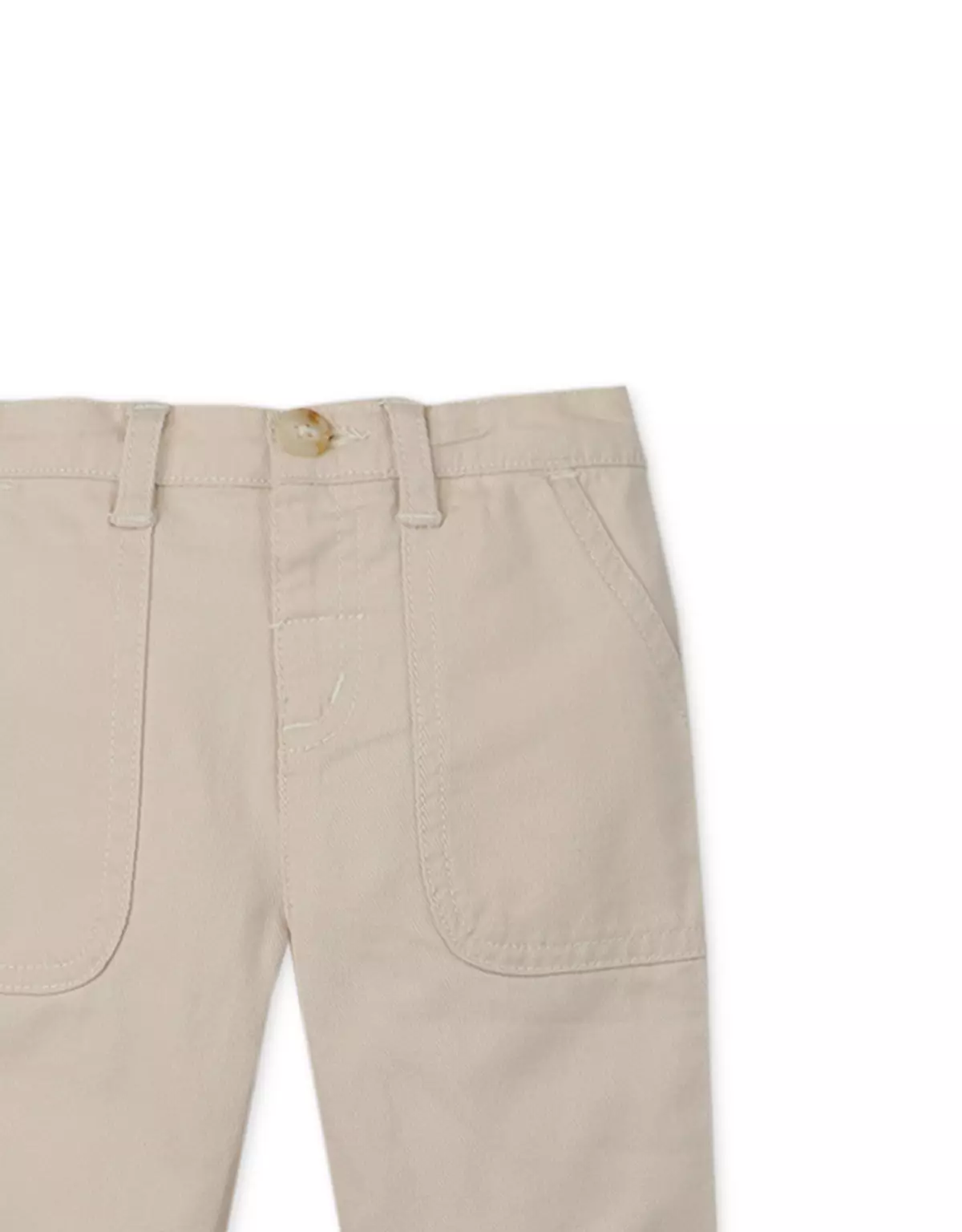 Gingersnaps Baby Amalfi Crush Pants Offwhite - Celana Panjang Bayi Laki (Putih)