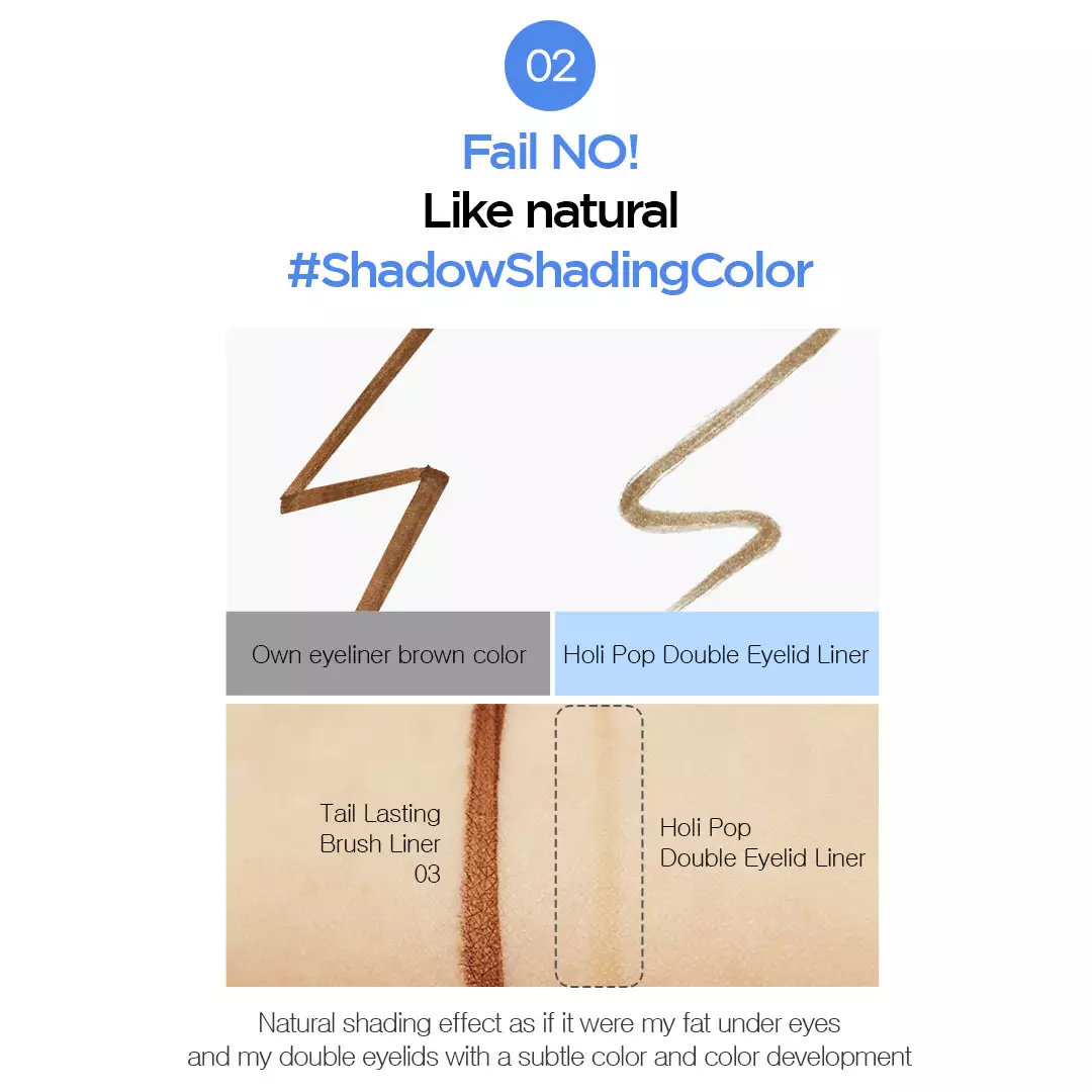 Holika Holika Holi Pop Double Eyelid Liner - Original