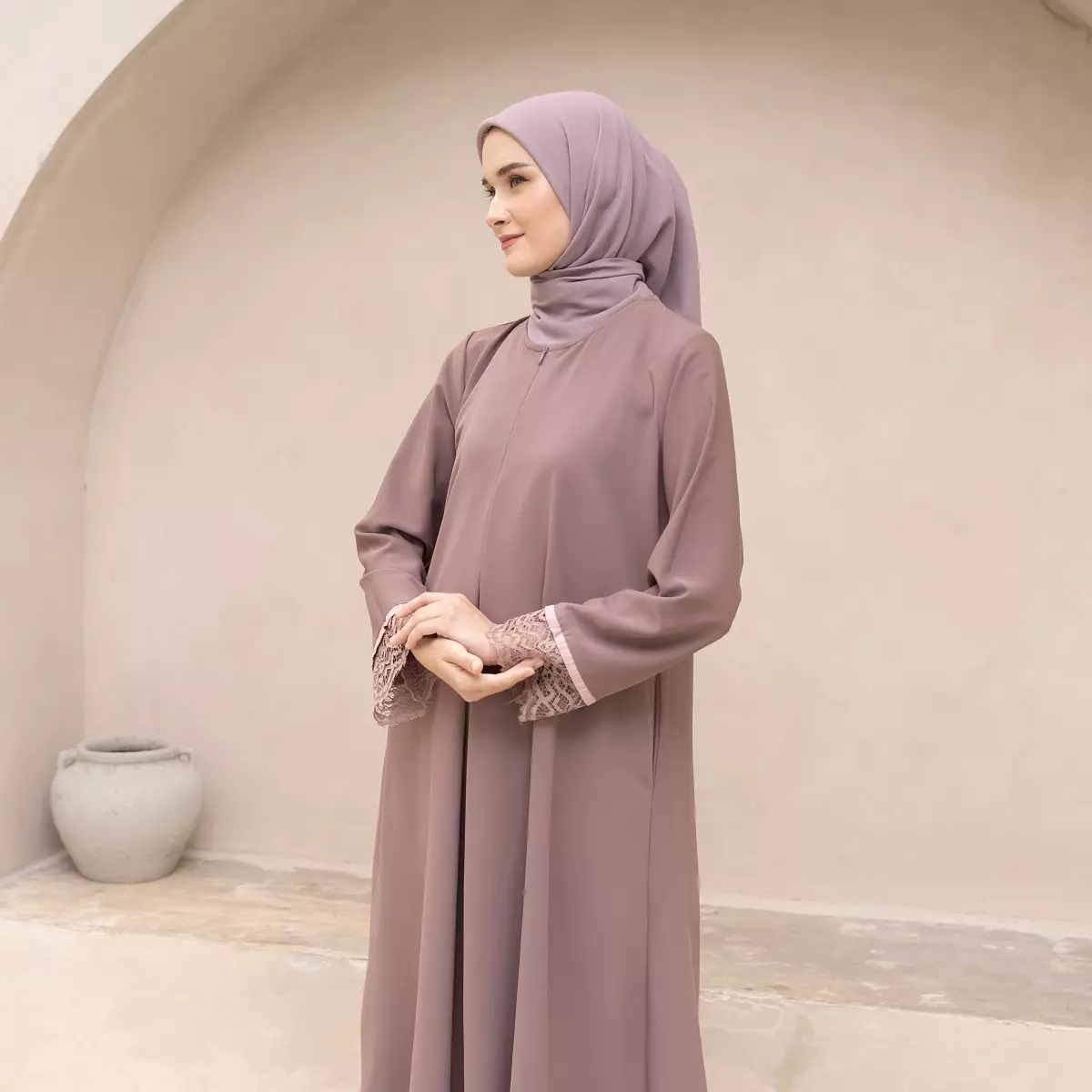 EPC Abaya Amara - Woodrose - Moonlit Elegance Series