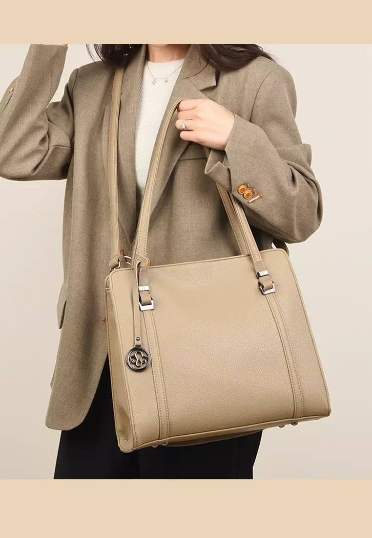 Fashionable Faux Leather Three Way Handbag JW HD-6256