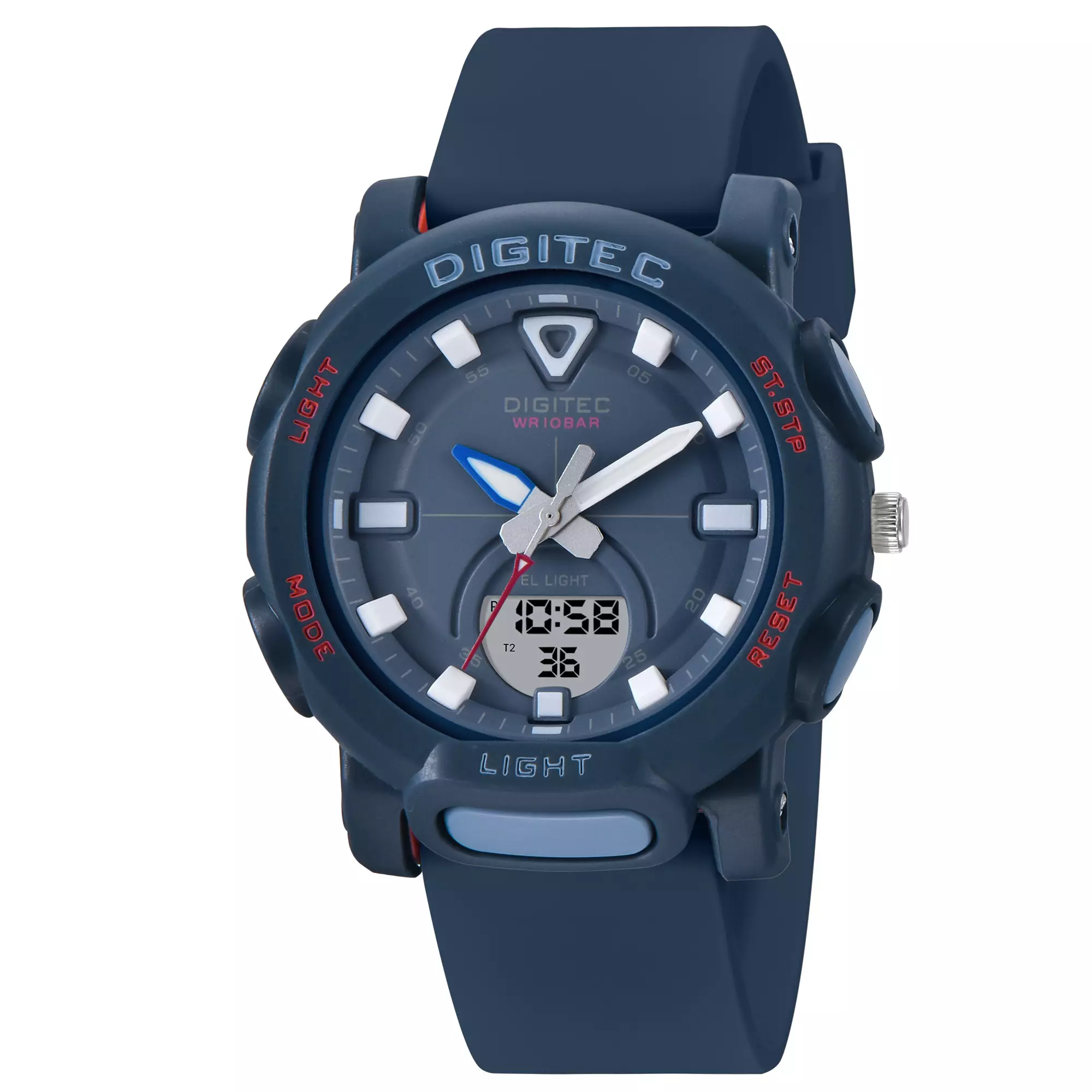 Jam Tangan Digitec 4150 Analog-Digital Water Resist Original