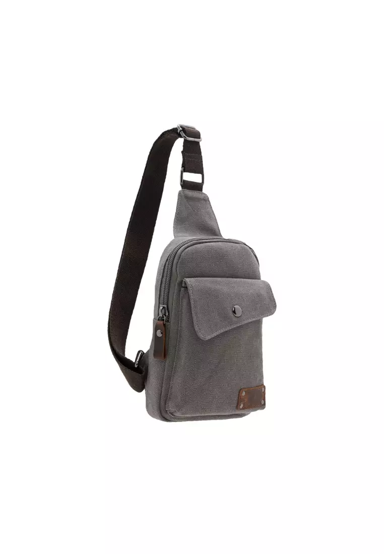 Jack Studio Canvas Chest Sling Bag BAD 40102