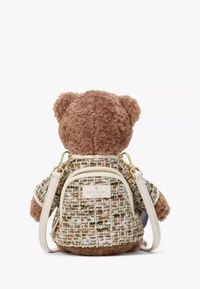 Oh What Fun 3D Teddy Bear Crossbody Multi