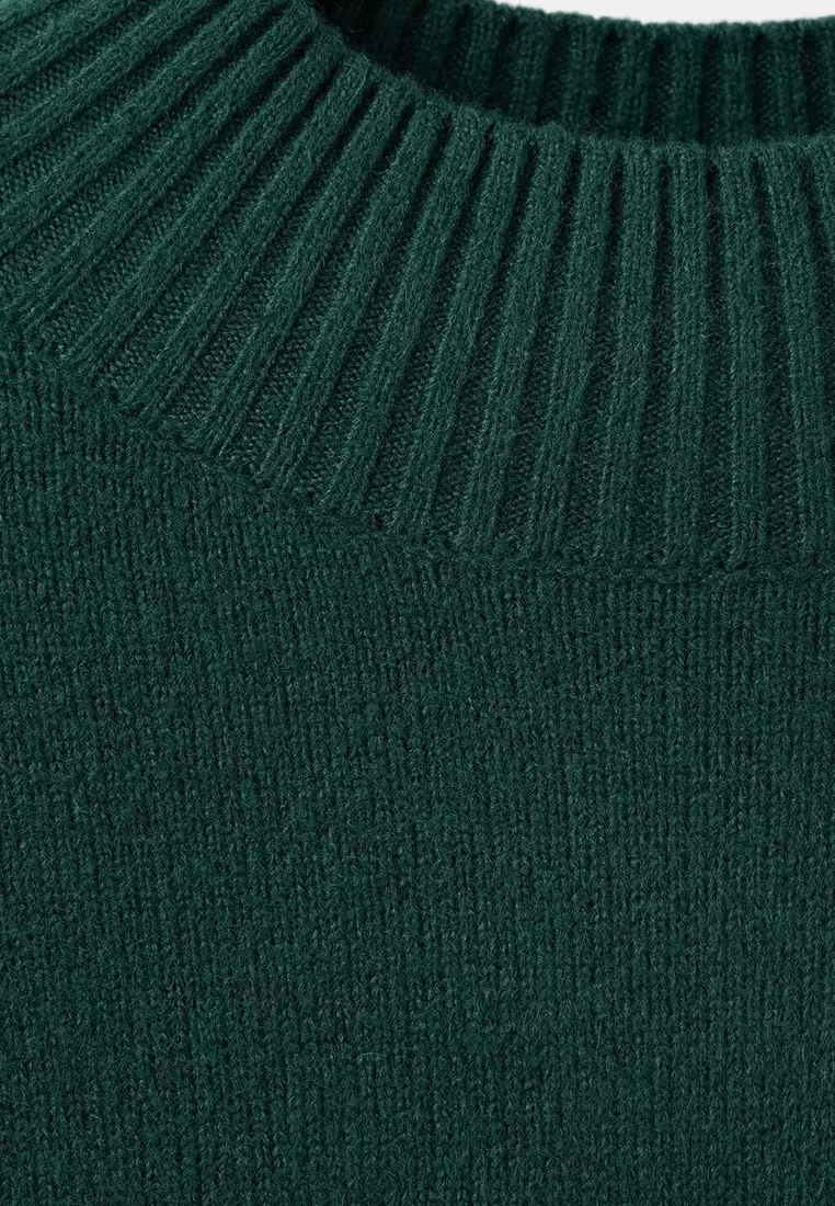 Ribbed Turtleneck Sweater