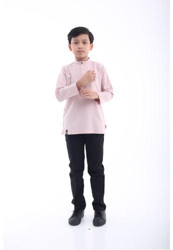 Amar Amran pink Kurta Azman Kids 118D1KA50A6150GS_1