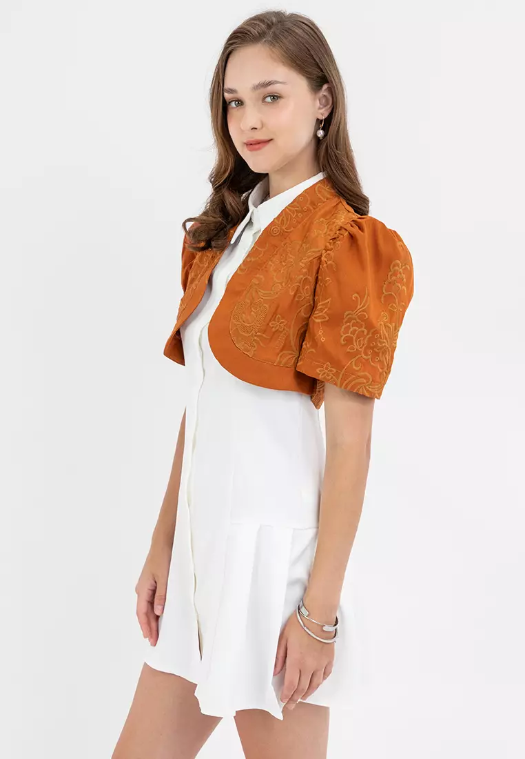 Azali Butterfly Sleeves Filipiniana Bolero