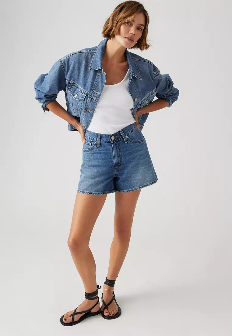 Levis Denim Mom Shorts Levi's 80S Mom Denim Shorts In Short Notice