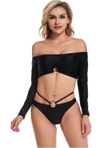 Its Me black (2PCS) Sexy Metallic Bikini Swimsuit 85E1AUS277076EGS_1