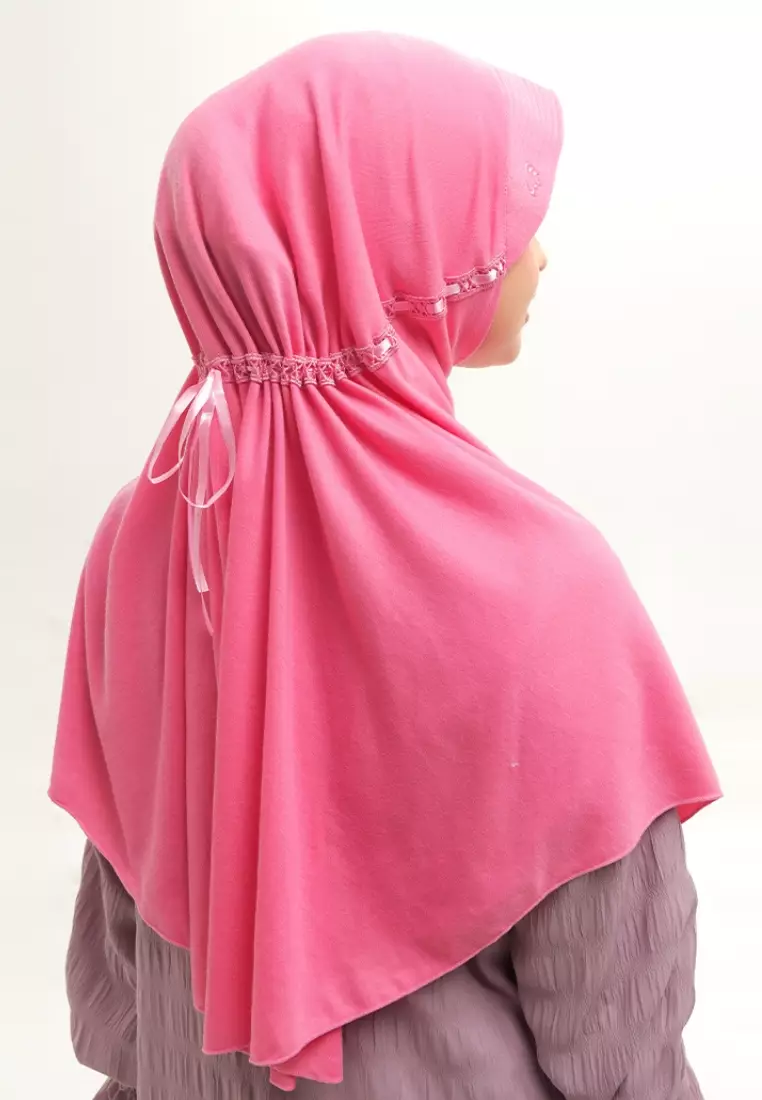 RABBANI - Kerudung Sekolah Instan Innova KAA S - Pink Sedang