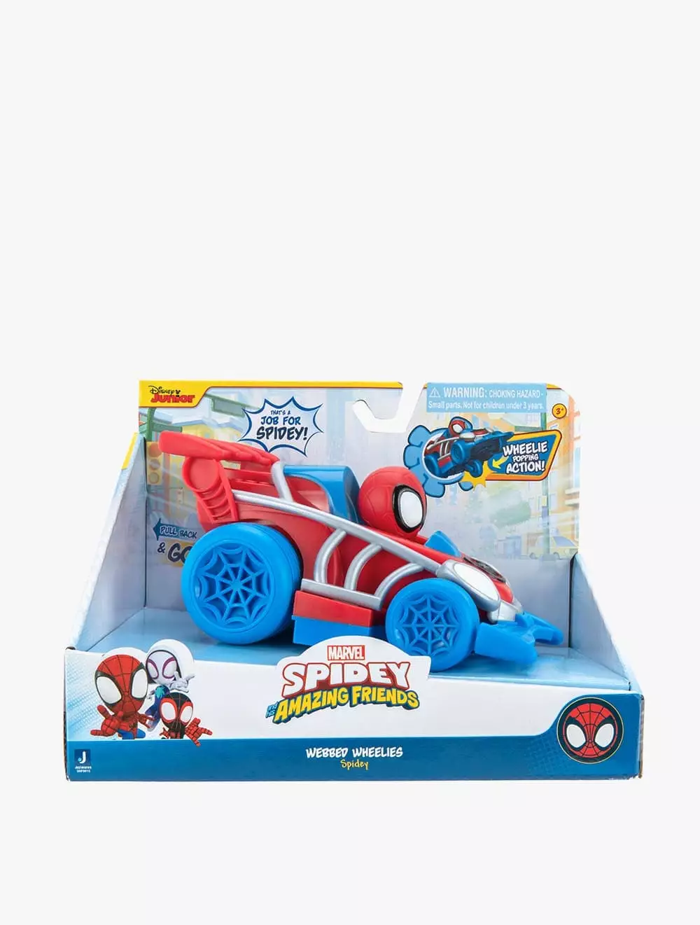 Jazwares Spidey Spidey and Friends Feature Vehicle Pullback Wheelies in Assortment - JWS0014