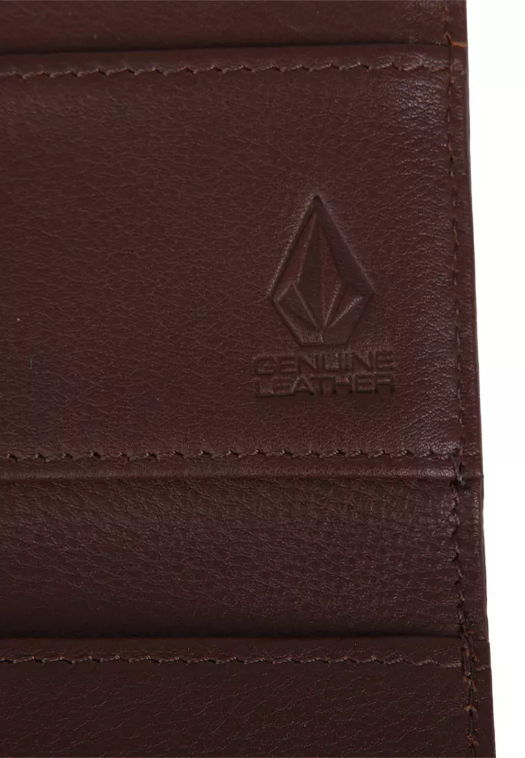 GLW MINITRIPI LEATHER WALLET BROWN