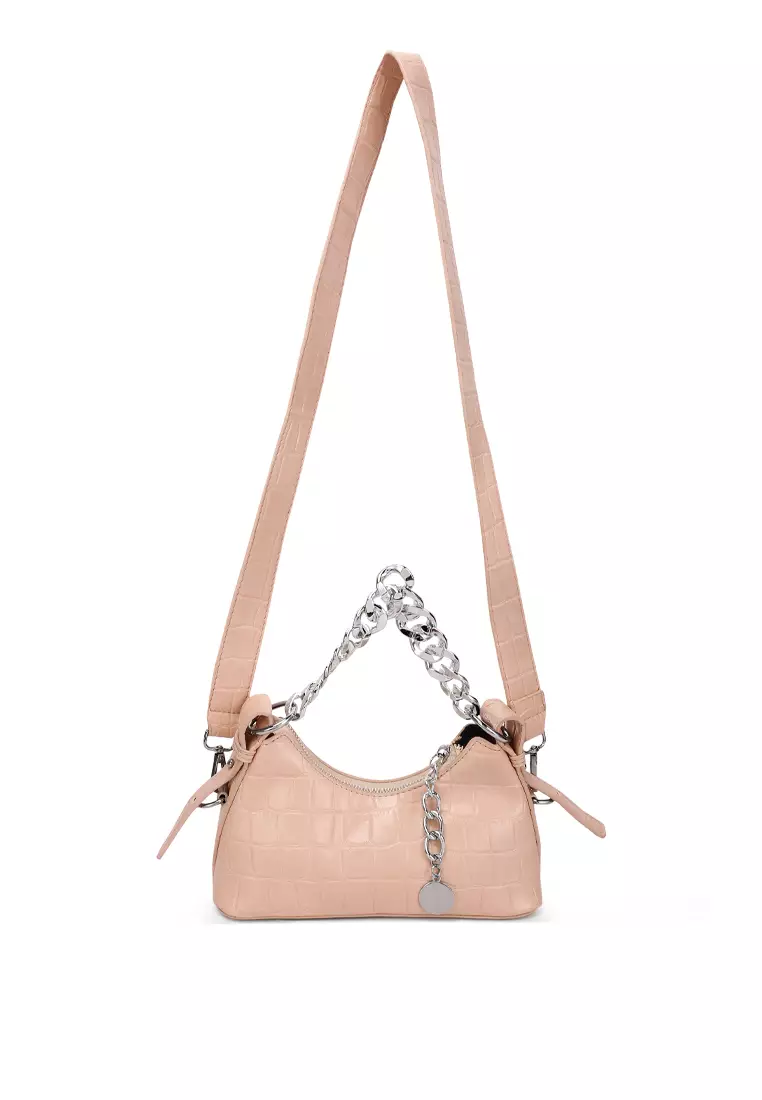 Pink Event Ready Baguette Bag
