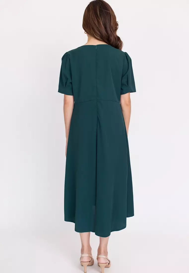 Buy Hook Clothing Twist Front Flare Dress Online ZALORA Malaysia
