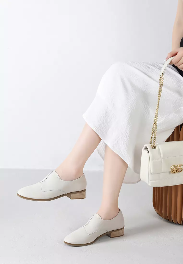 Round Toe Leather Boat Shoes TH118-26