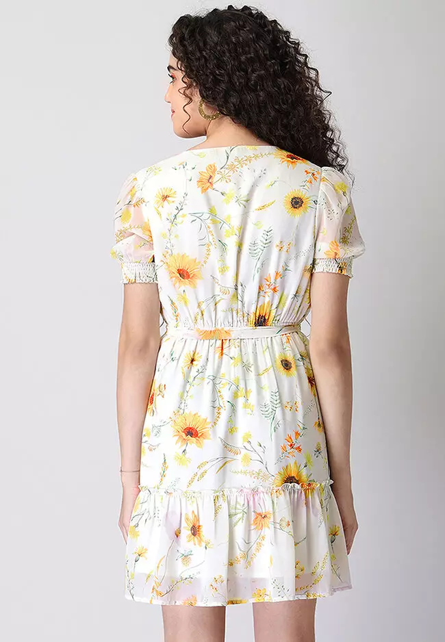 Sunflower skater dress sales