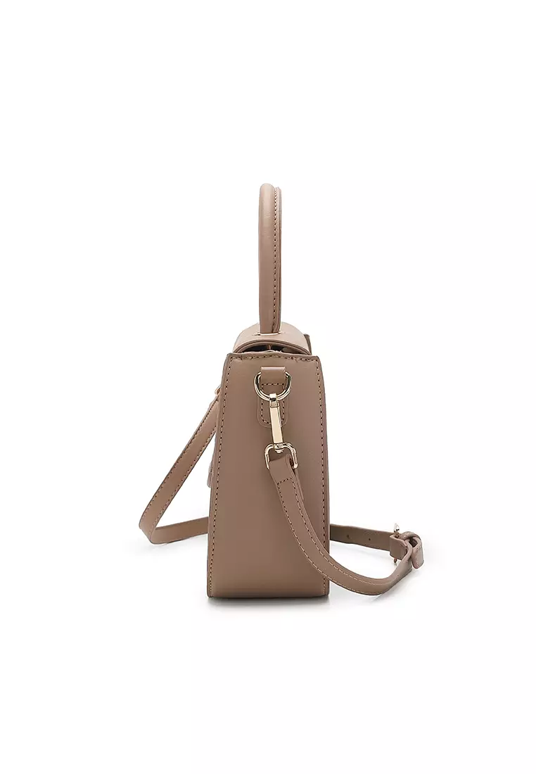 Women's Top Handle Bag / Sling Bag / Crossbody Bag / Shoulder Bag (Tas Tangan Wanita / Tas Selempang Wanita / Tas Bahu Wanita) - Cokelat