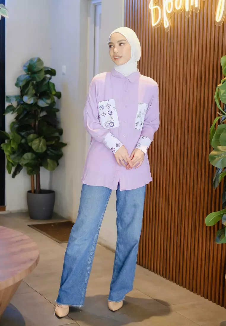 Sissy Blouse Jasmine Lilac