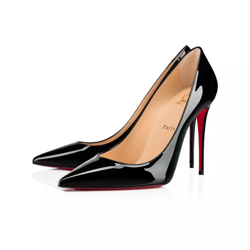 Kate 100 Patent Leather Pumps Black