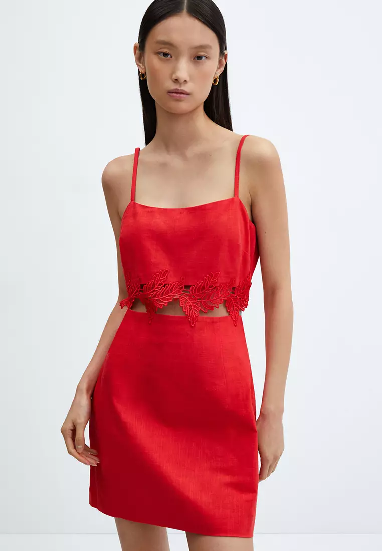 Embroidered Short Dress