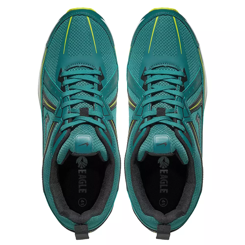 Eagle Sepatu Lari Fury – HIJAU/HITAM