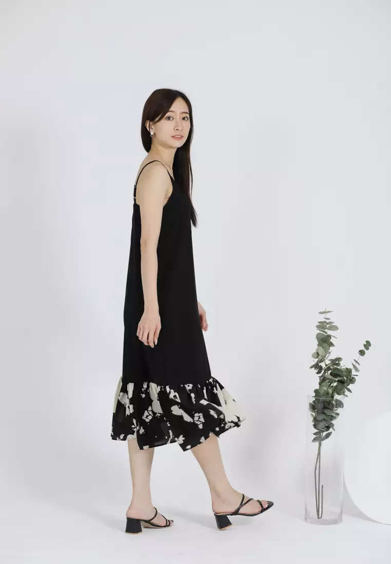 Panel top shift dress