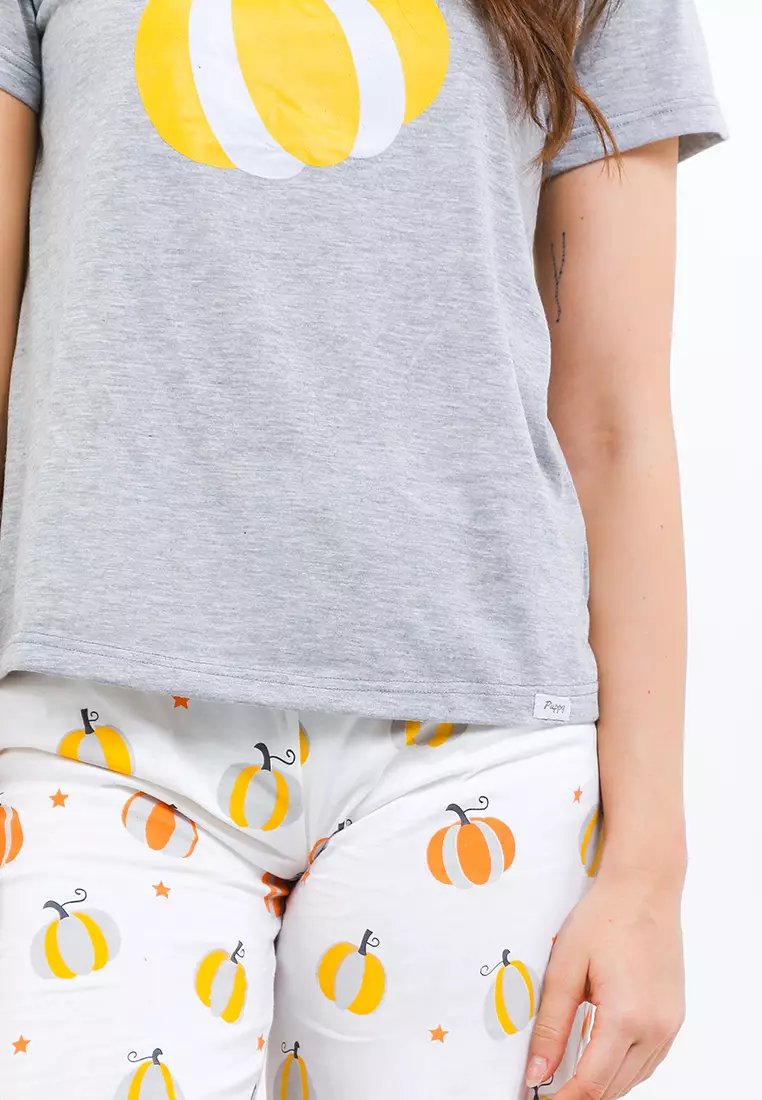 Pyjama Baju Tidur Short Sleeve Short Pants Sleepwear