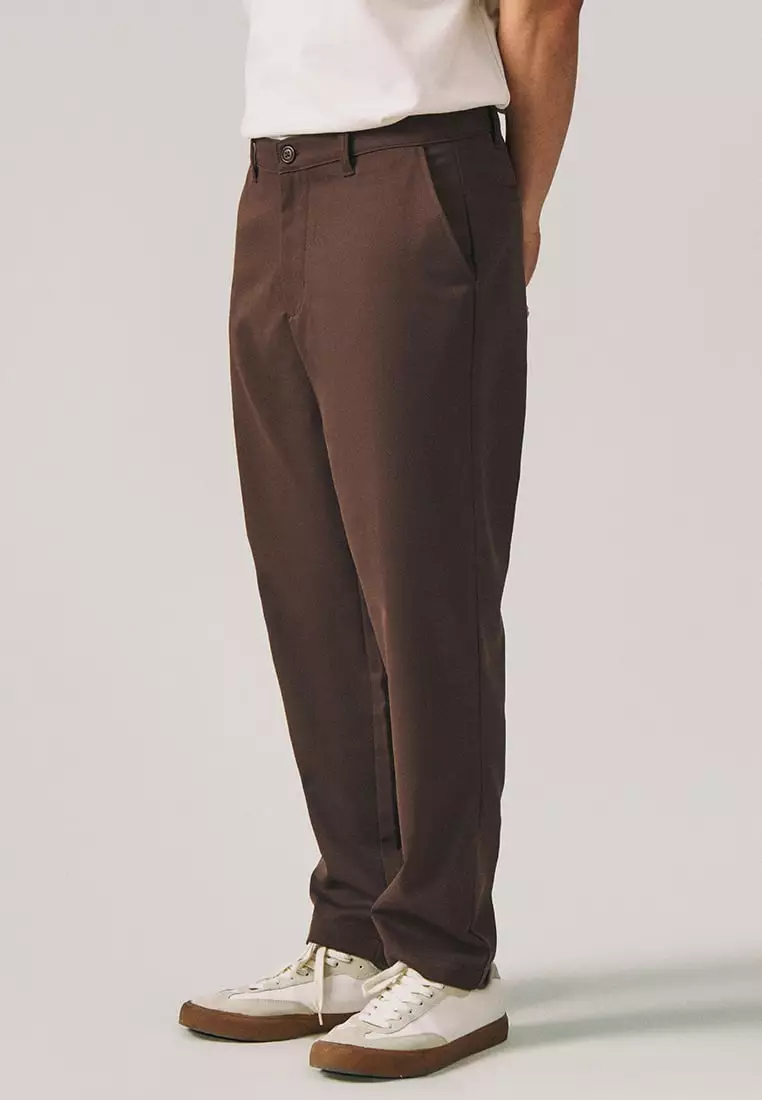 Slim Fit Canvas Trousers