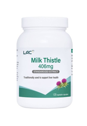 LAC LAC Milk Thistle 406mg (120 Vegetable Capsules) 4B0D3ESA9F53BAGS_1
