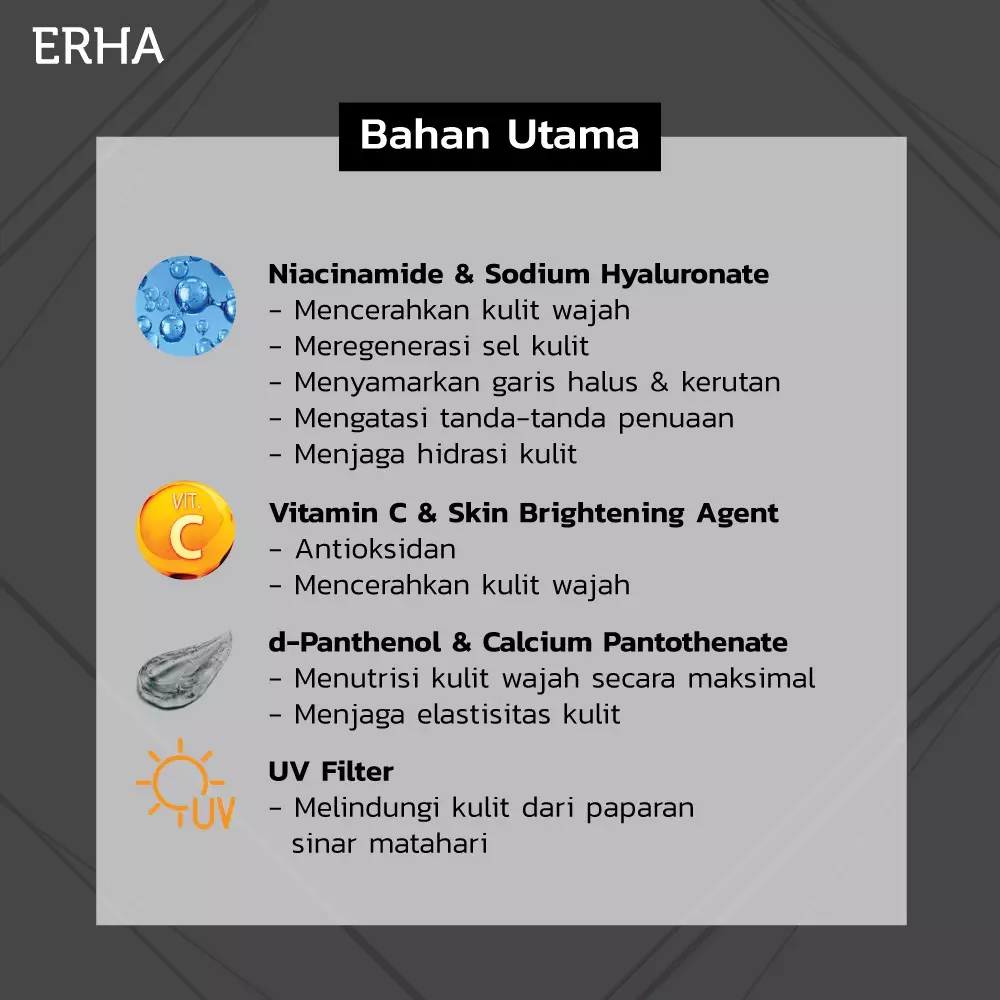 Erha Essential Moisturizer 30G - Pelembab Wajah