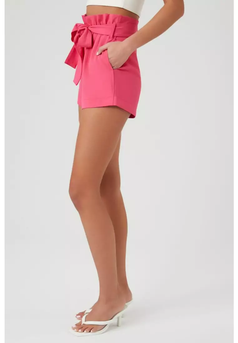 Buy FOREVER 21 High Rise Paperbag Shorts 2024 Online ZALORA