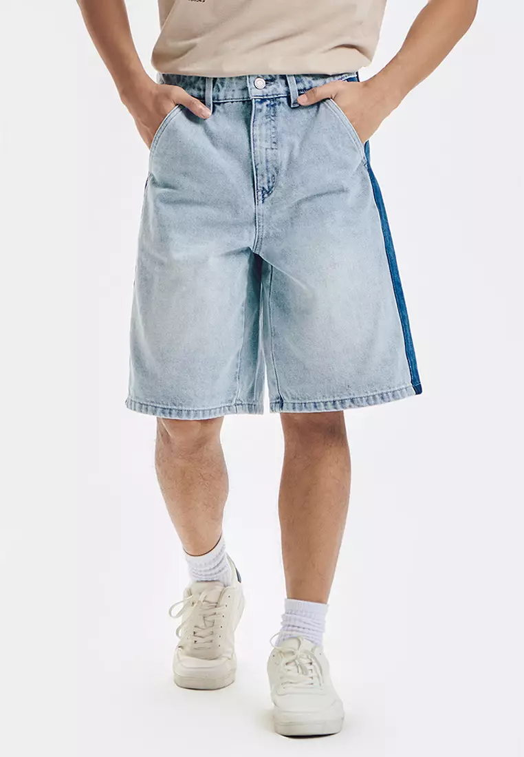 Baggy Fit Denim Shorts