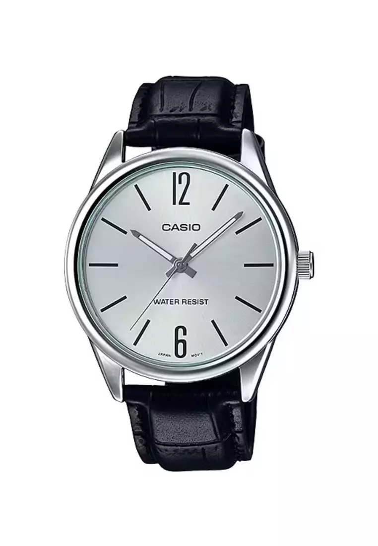 Casio edifice leather strap top price