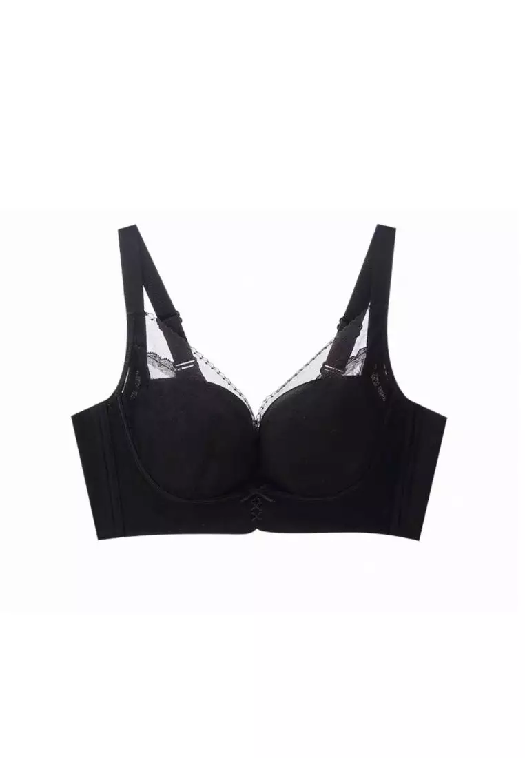 Brooklyn Wireless Push Up Bra in Black