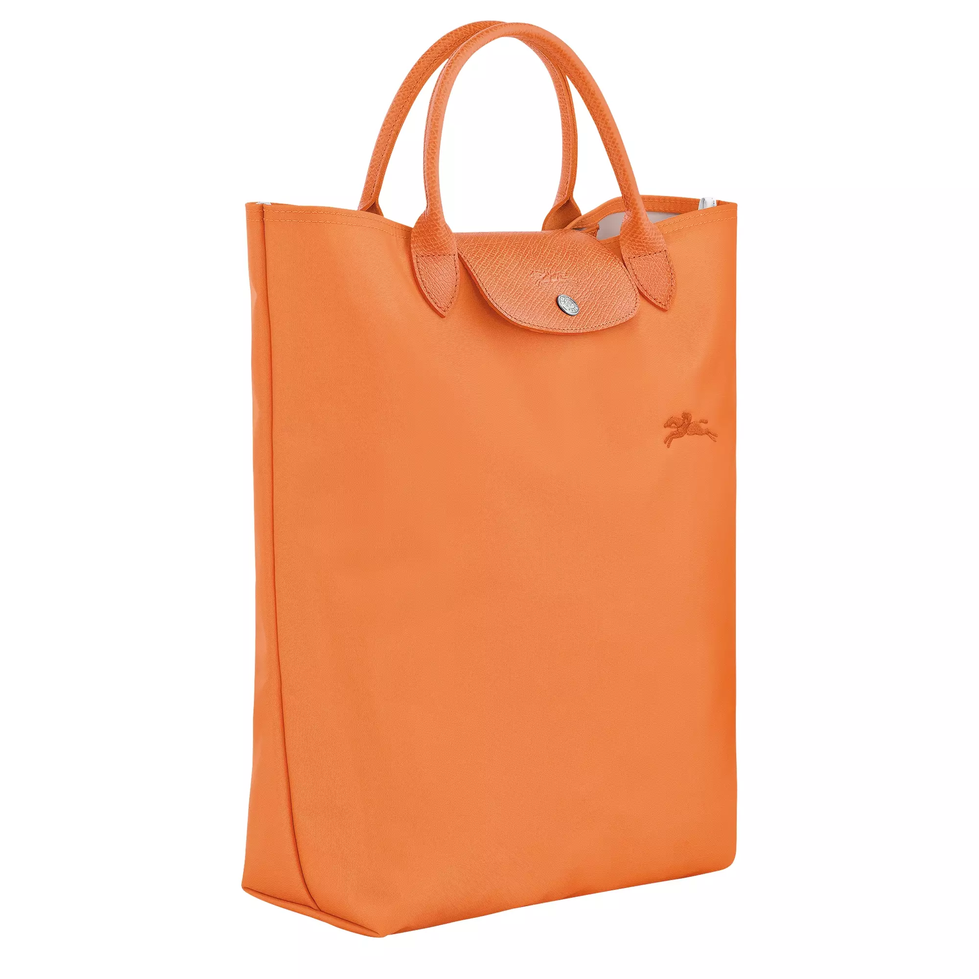 Le Pliage Green M Tote Bag - Orange