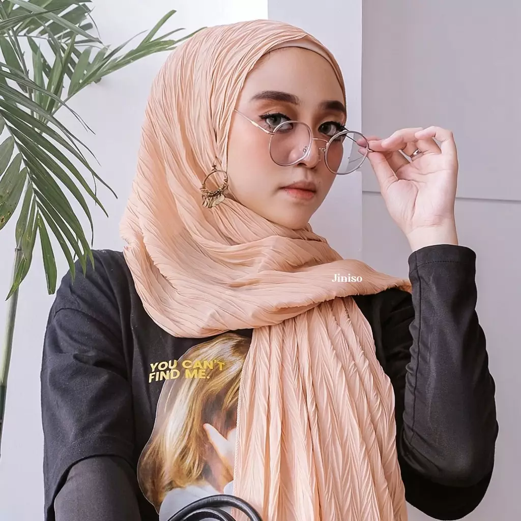 AURA Active Hijab Pashmina Flowy Plisket Breeze