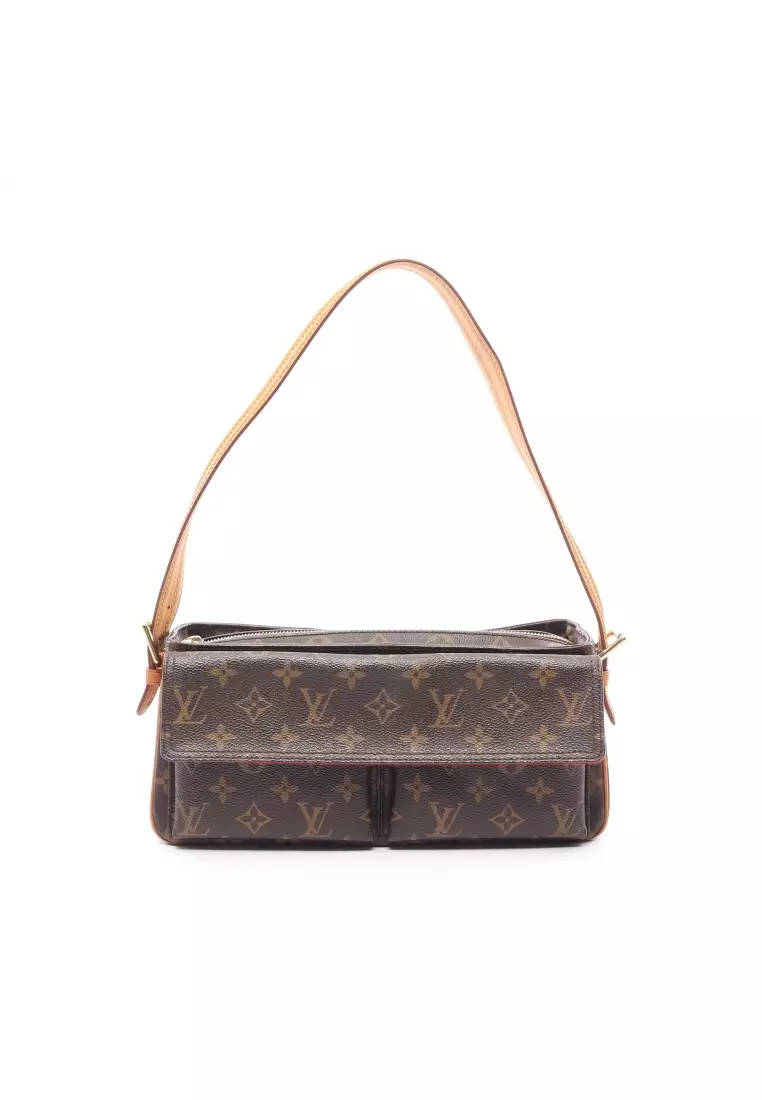 Buy Louis Vuitton Pre-loved LOUIS VUITTON Popincourt Ron monogram Shoulder  bag PVC leather Brown Online